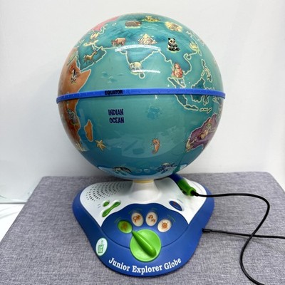LeapFrog Junior Explorer Interactive Talking Globe Educational Toy & Pen READ