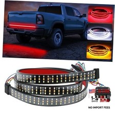 60 Inch Truck Tailgate Light Bar, Triple Row LED 60 Inch Red White Amber