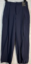 GAP Women  s S Petite Gapfit High Rise Runaround Cargo Joggers Navy Blue New