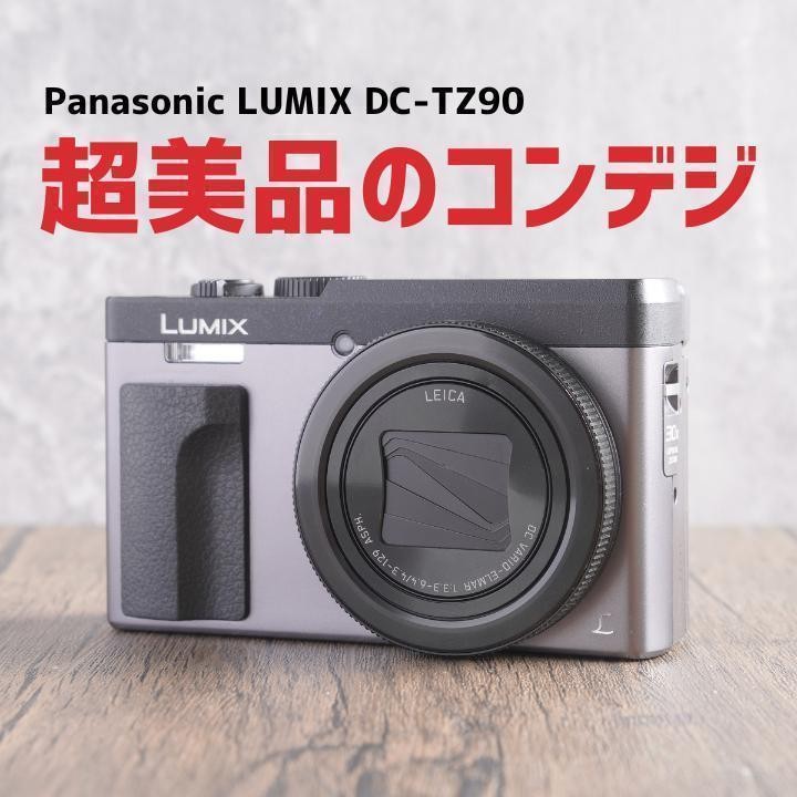 Panasonic LUMIX DC-TZ90-S コンデジ シルバー 【公式通販】