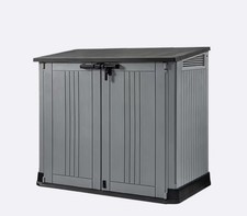 Keter 880L Max XL Large Midi Nova Garden Storage Shed Box Outdoor Bin Tool Bike