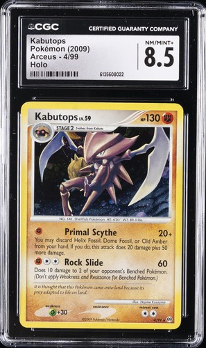 Kabutops graded CGC 8.5 for sale on eBay