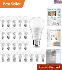 24 Pack LED Light Bulbs 100 Watt Equivalent, A19 15W 5000K Daylight White, 15...