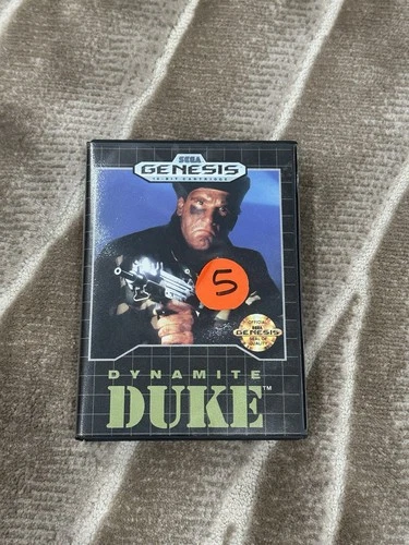⚡️Dynamite Duke - Sega Genesis - Complete in Box CIB Complete Authentic!⚡️