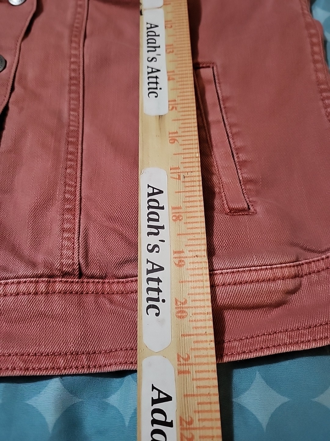 Universal Thread Jean Freeborn Button Up Jacket L… - image 16