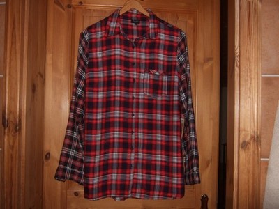 Bluse Hemd Bexleys Gr. 42 rot blau weiß kariert