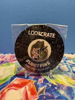 Loot Crate Exclusive 2017 Alter Ego Dr. Jekyll Mr. Hyde Enamel Loot Pin Horror