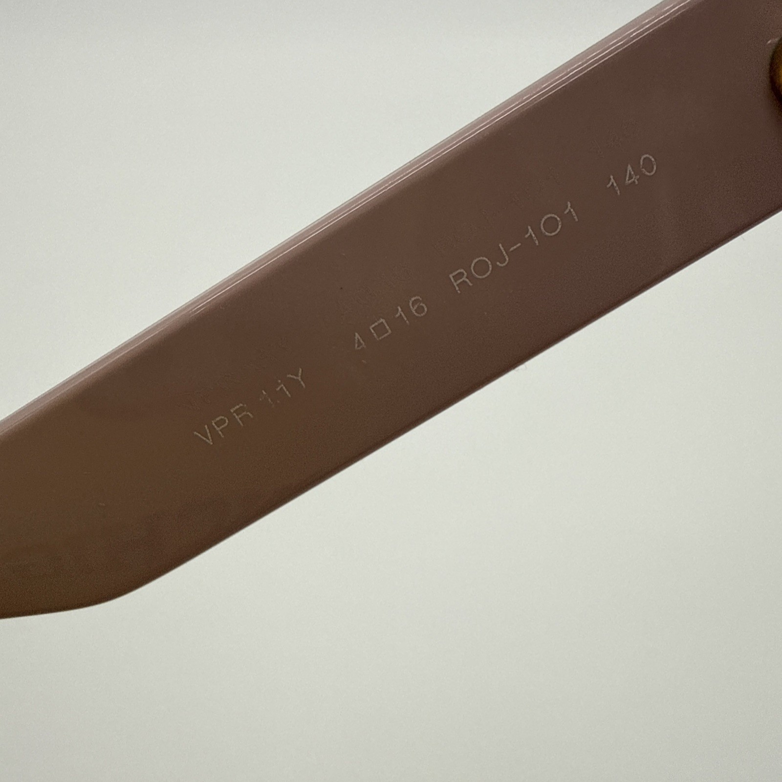 Prada VPR 11Y 4016 ROJ-101 140 Tortoiseshell Frames Women Slight Cat Eye Square thumbnail 7