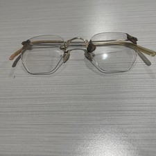 Vintage Rimless 1/10 12K GF Gold Filled Eyeglasses Art Deco USA Octagon Frame