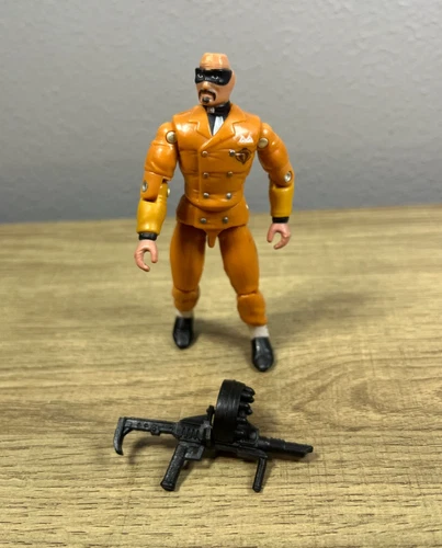 2002 Hasbro - G.I. Joe Headman (v2) 3.75" Orange Variant Action Figure - No Hat