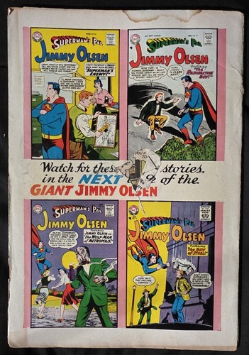 80 Page Giant #2 (Jimmy Olsen) Silver Age Superman Vintage DC Comic 1964 - Bild 12 von 12