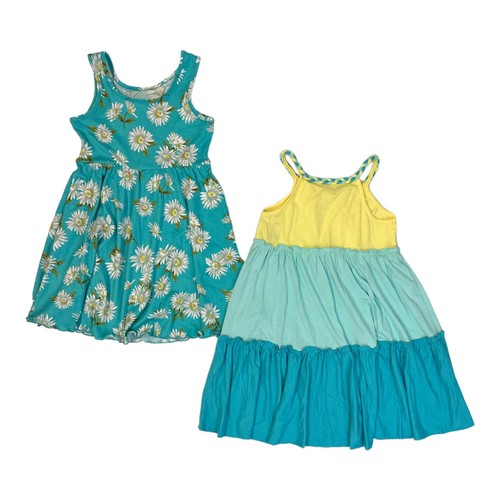 Zunie Girl Girl's 2-Pack Sleeveless Soft Knit Any Occasion Dresses - Picture 2 of 4