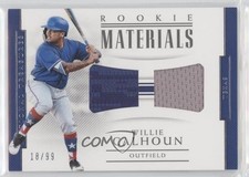 2018 Panini National Treasures Rookie Materials Dual 18/99 Willie Calhoun rf2