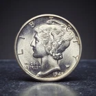 1945-S Mercury Dime Uncirculated 90% Silver