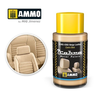 Ammo MIG 0302 - Cobra Motor Beige Leather 30ml - Neu