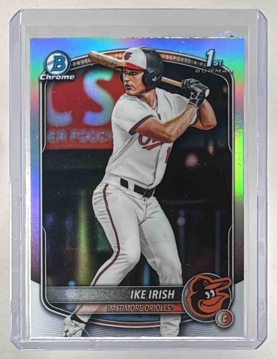 Ike Irish 2025 Bowman Draft #BDC-16 Refractor Chrome 1st Prospect A