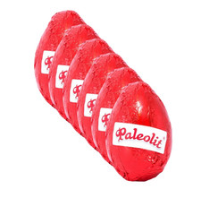 6 x 20 Zartbitter Schoko Ostereier Paleo Gesüßt mit Erythrit und Stevia