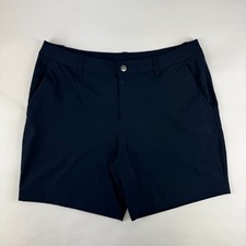 Lululemon ABC Classic-Fit Shorts 7" Warpstreme Mens Size 34 Navy Blue