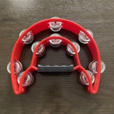 Double Row Ergonomic 10  Tambourine
