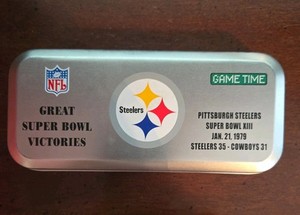 Pittsburgh Steelers vs.  Dallas Cowboys Super Bowl 13  Game Time Collectible Tin
