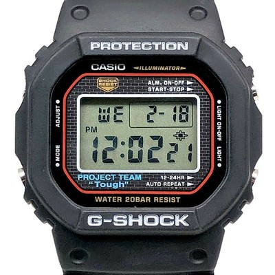 G-SHOCK DW-5000SP-1 20th Anniversary Watch EL Backlight Limited Edition
