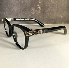 Chrome Hearts SMOKE SHOW Black Full Rim Acetate Eyeglass Frames