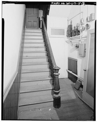 Third Street Historic District Gensmann Interior Stairway Third Floor 1930s