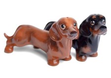 Blue Witch Handmade Cruet Set Dachshund – Handmade Salt & Pepper Shakers