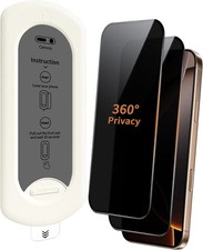 2 Pack 360 Degree for Iphone 16 Pro Max Privacy Screen Protector, 4-Way Private