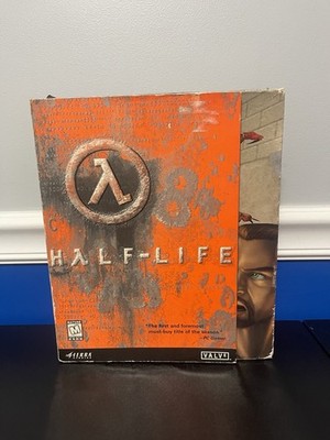 Half-Life PC CD-ROM 1998 Original Big Box Complete Video Game CIB Valve RARE