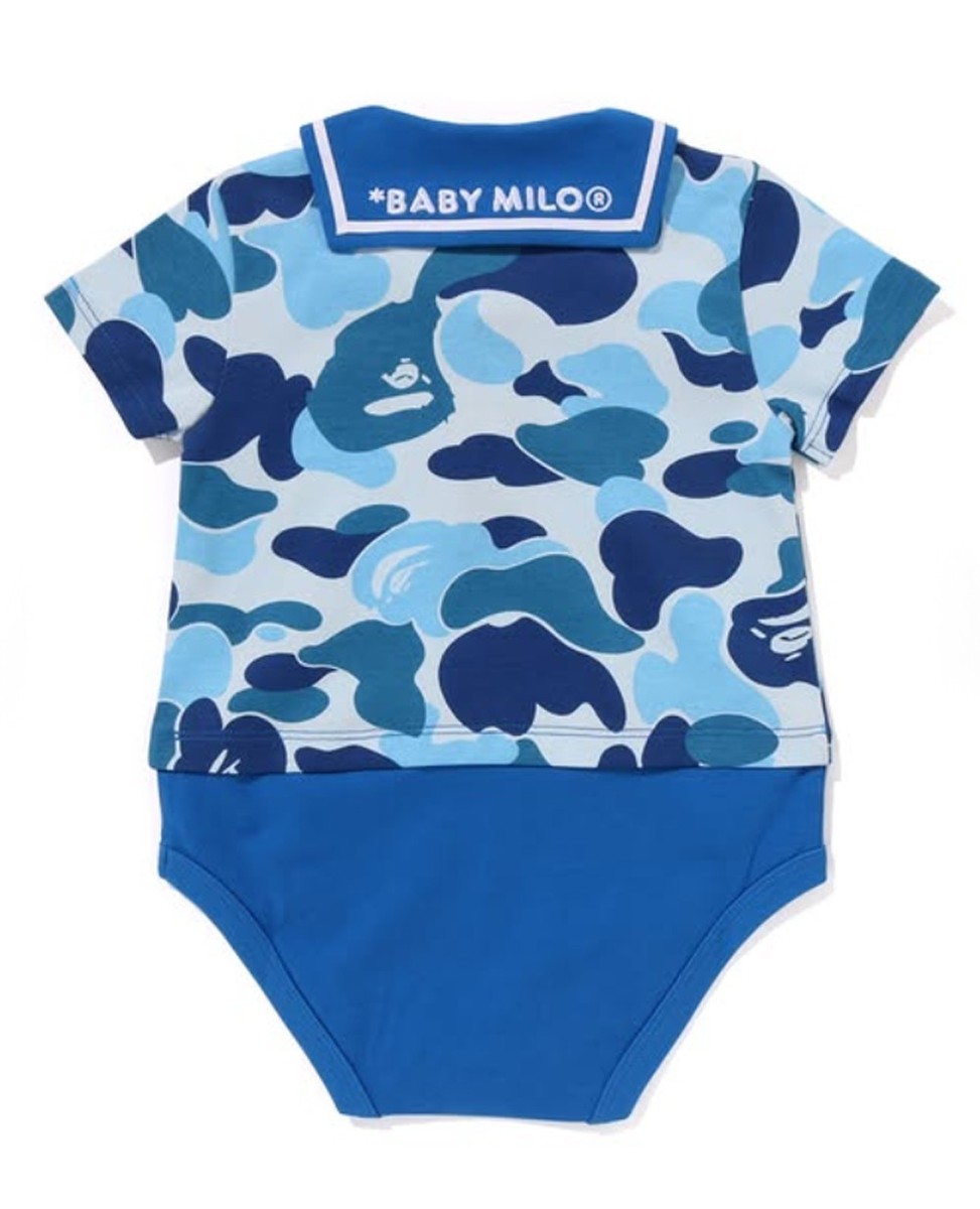 A BATHNIG APE BAPE KIDS ABC CAMO BABY MILO SAILOR COLLAR LAYERED