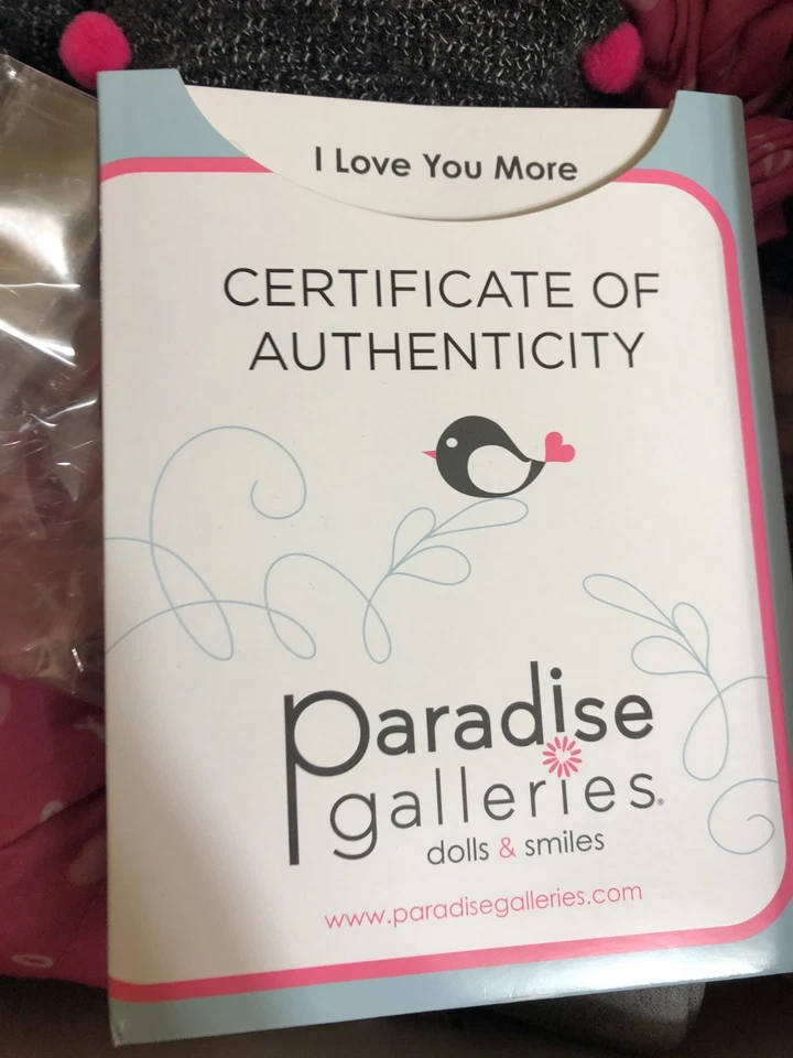 Muñeca realista para niños pequeños Paradise Galleries 21" - Te amo más ** Foto 2 de 4