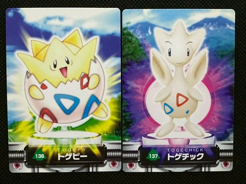 Pokemon Karte Togepi Togetic Nr. 136 137 Zukan Advanced Generation Nintendo