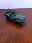 Vintage Marx WWII Military Playset Beautiful Dark Green Jeep
