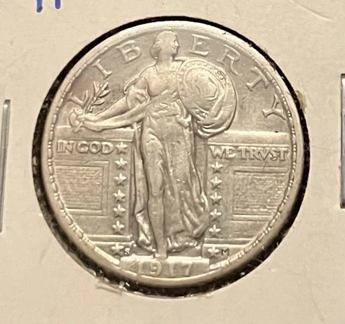 1917-S Standing Liberty Quarter Type 2 - XF