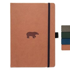 Dingbats - Wildlife Lined Extra Large Notebook, Brown Bear, A4 - Hardcover Noteb
