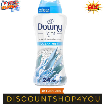 Downy Light Laundry Scent Booster Beads for Washer, Ocean Mist, 24 oz new 2024