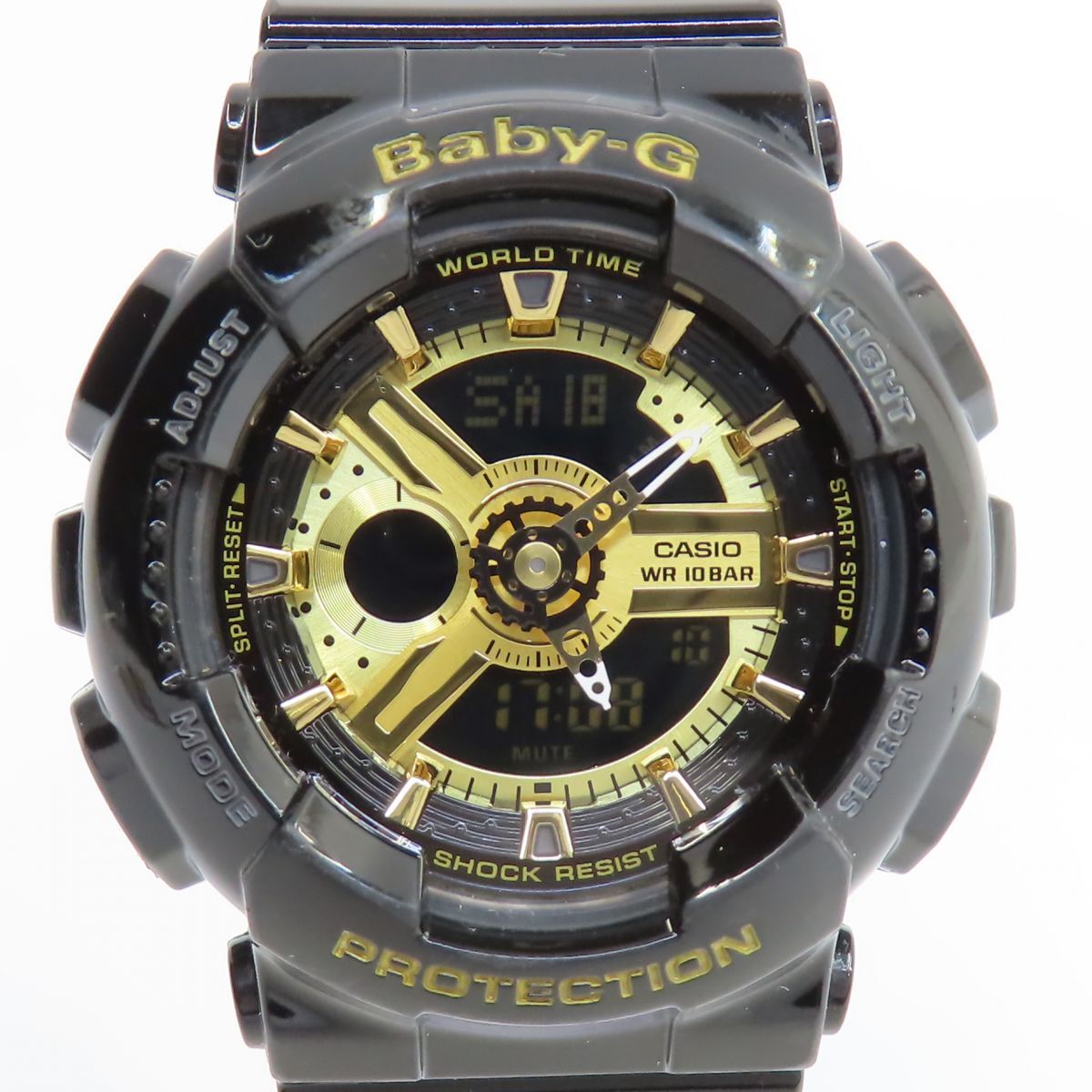 美品CASIO G-SHOCK Baby-G BA-110 Amazon.com: Casio Women's BA-110-1ACR Baby-G Goldtone Analog