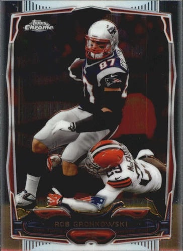 2014 Topps Chrome Mini Rob Gronkowski #82