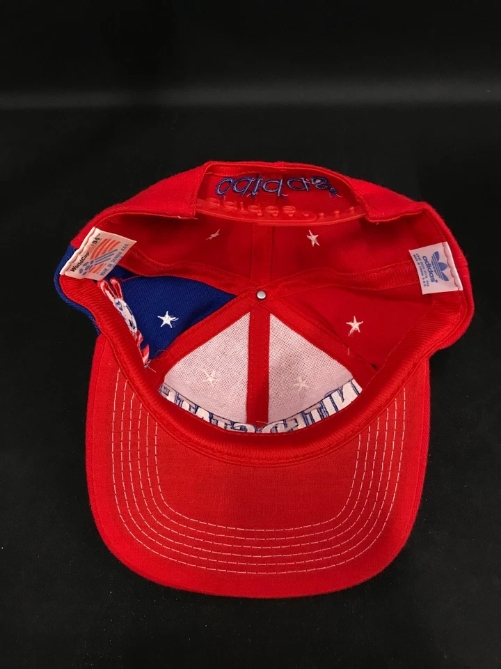 DE COLECCIÓN Copa Mundial de Estados Unidos 1994 Gorra Snapback Rojo Adidas! ¡Nuevo con etiquetas! Foto 4 de 4