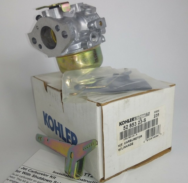 NEW GENUINE KOHLER 52 853 23S CARBURETOR OEM (M8) eBay