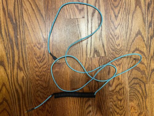 Premium Blue Coiled Cable