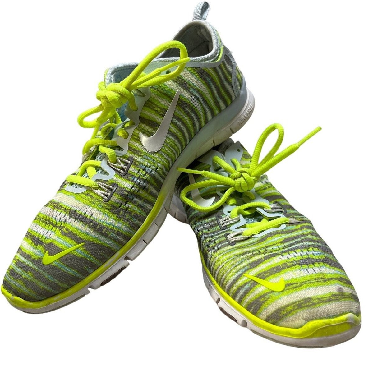 Nike Free TR Green/Yellow/Grey Sneaker Running Shoe 629832-401