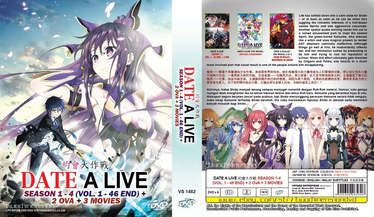 DATE A LIVE 5 TEMPORADA DATA DE LANÇAMENTO! TRAILER E MAIS 