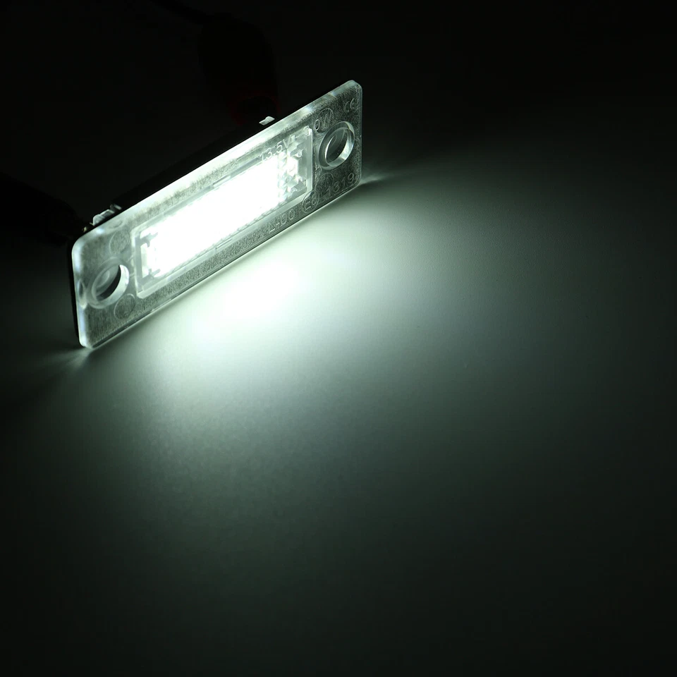 2pcs LED License Number Plate Light Lamps For TRANSPORTER T5 CADDY TOURAN Golf - Image 2 of 4