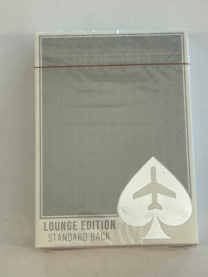 New Lounge Edition in Jetway (Silver) by Jetsetter Playing Cards, By Paul Ruccio