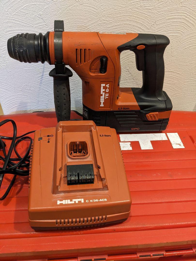 Rechargeable Rotary Hammer Drill 36V Hilti Te6-A Main Unit Rechargeable Rotary Hammer Drill 36V Hilti Te6-A Main Unit