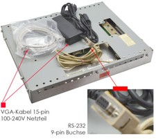 19" 48Cm NOVOMATIC MOTOTOR 3M RS-232 TOUCHSCREEN Per MS-DOS WIN 95 98 XP 7 10 11