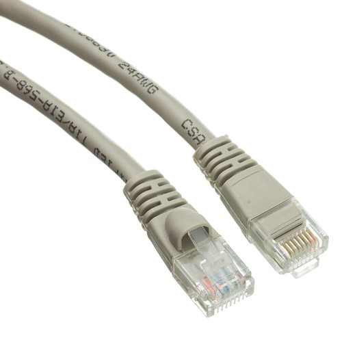 Pack of 30 Cables 2 Foot Cat5e Gray Network Ethernet Network Patch Cable Booted - Picture 2 of 5