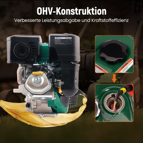 Einzylinder Benzinmotor 420ccm 15PS E-start for Wasserpumpen Hochdruckreinigern - Bild 8 von 11